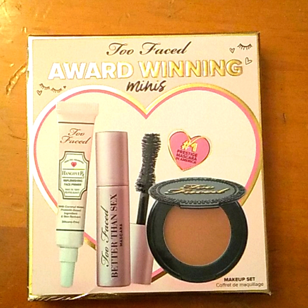 New Too Faced Award winnining minis